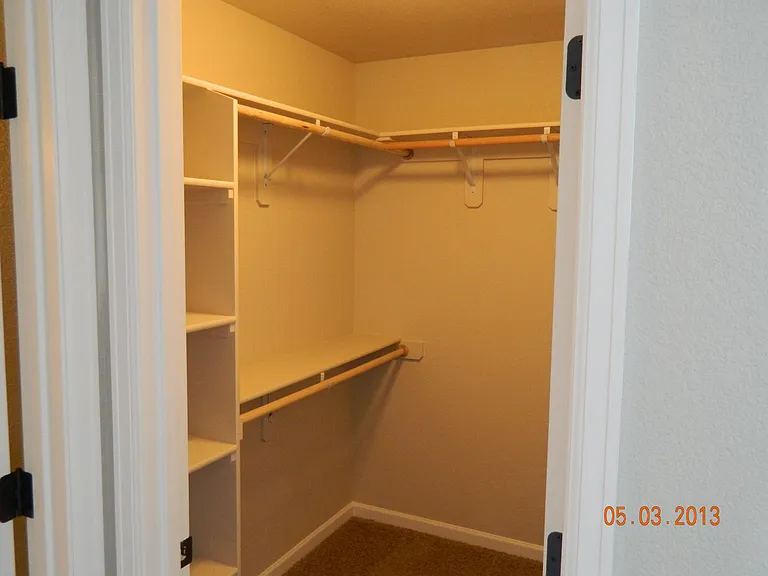 Master walk-in closet