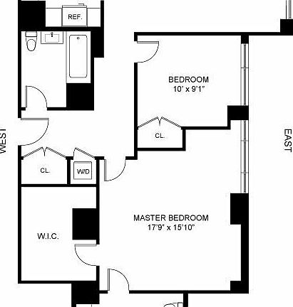 2nd image of 322 W 57th St APT 50K