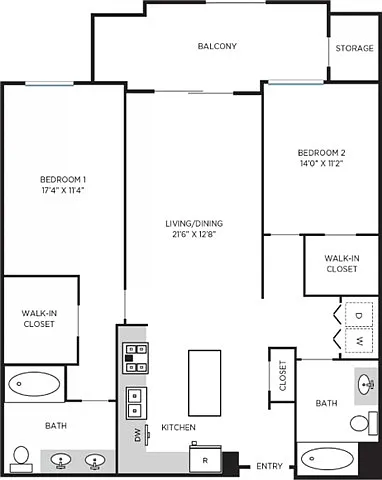 Floor plan Reserve - 2A