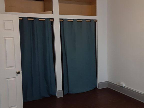 Master bedroom closets with extra storage above