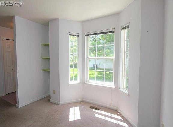 Living room bay windows