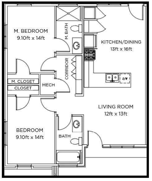 Floor plan Serenity