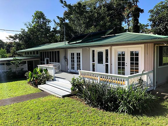 Front view of main home