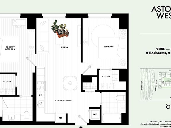 2nd image of 30-77 Vernon Blvd #304E
