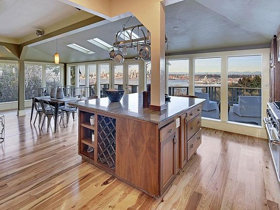 View from kitchen island.