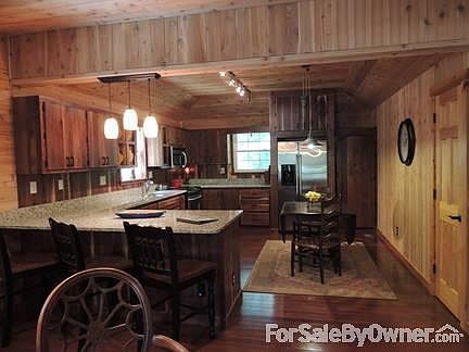 Kitchen
						:
						Hand Made Black Walnut Cabinets, Granite countertops