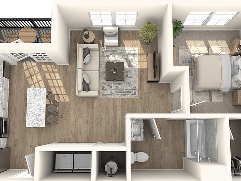 One Bedroom, One Bathroom One Bedroom, One Bathroom