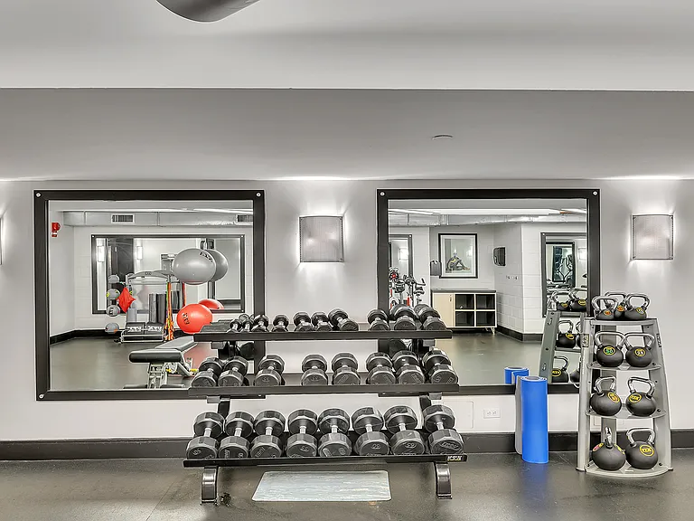 Enjoy a nice workout steps from your front door