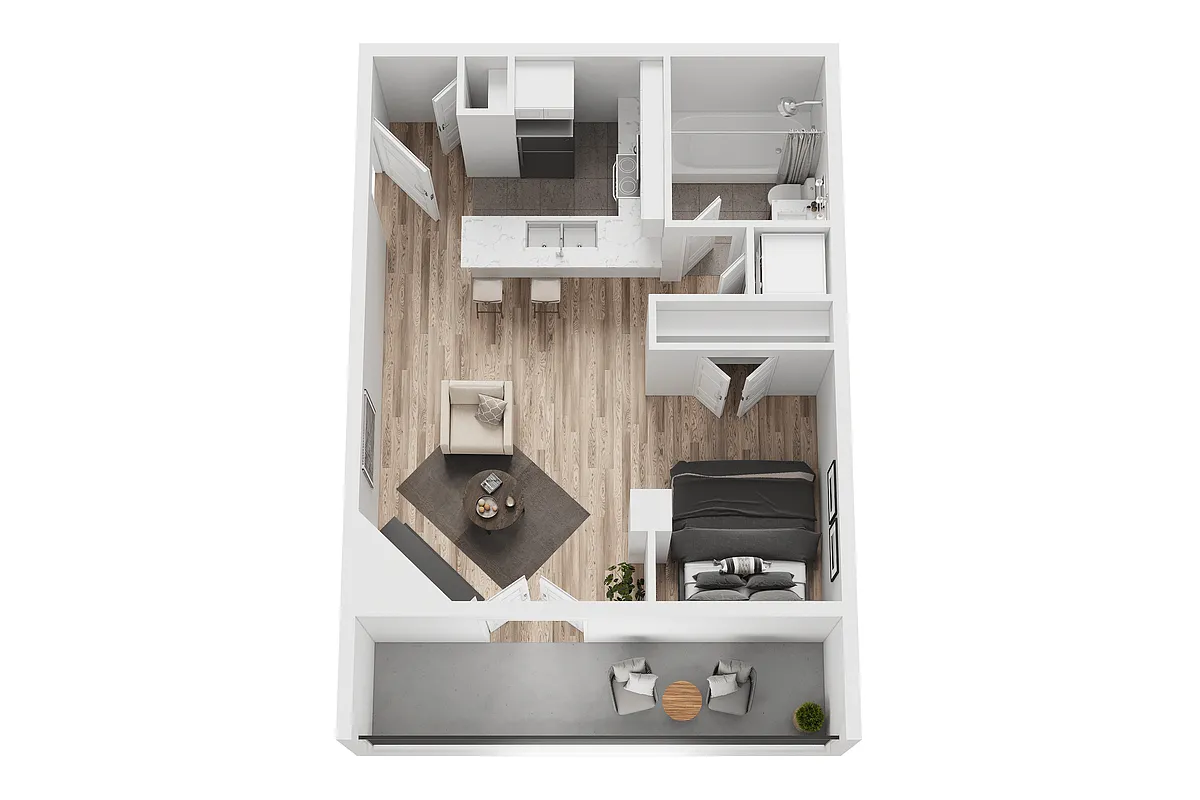 Floor plan The Moss Rock