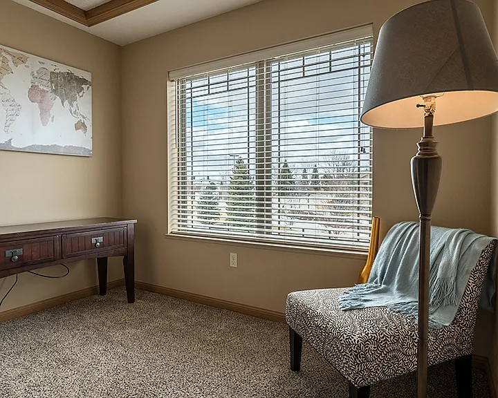 Our 2-bedroom Alcove features a den space that makes for a great at-home office or reading nook.