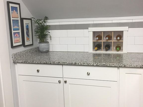 Lots of counter space and cupboard storage.