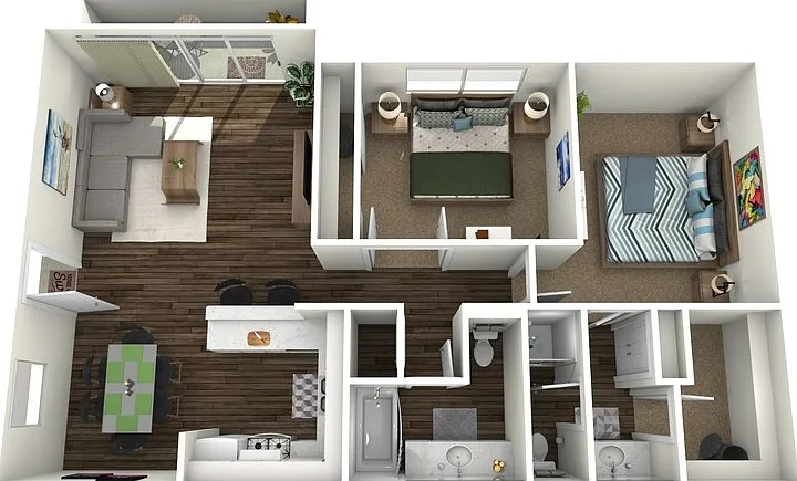The Ponderosa Floorplan Diagram