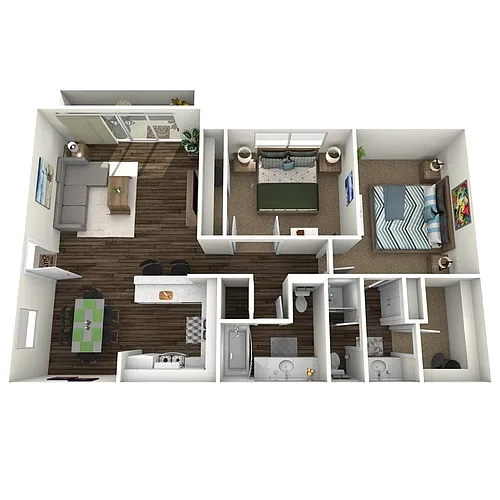 Floor plan The Ponderosa