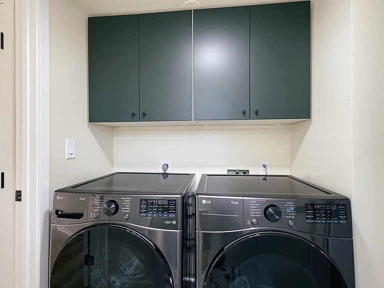 Brand-new laundry room