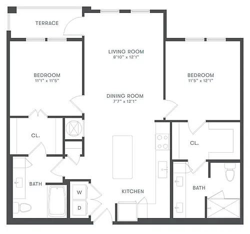 Floor plan B3