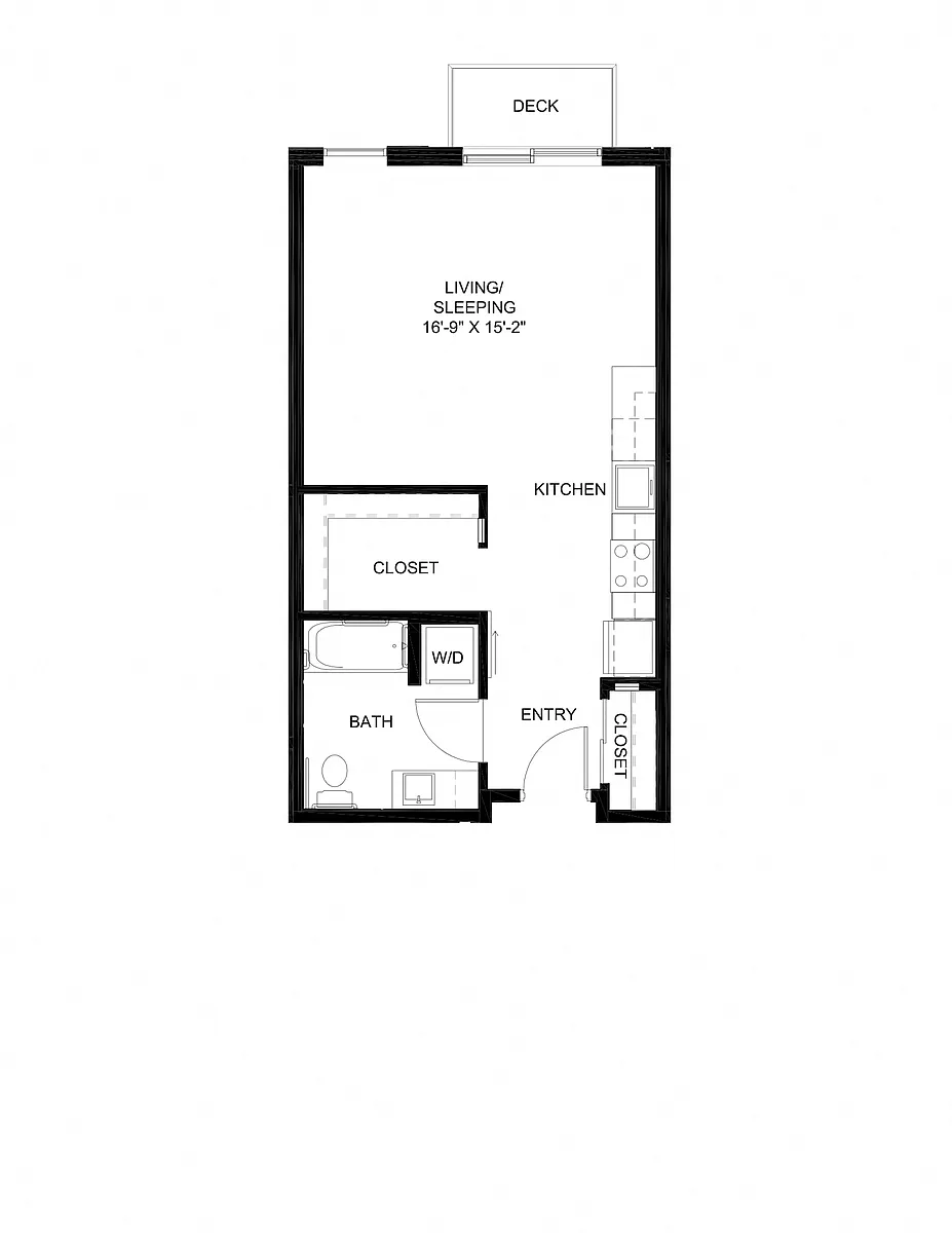 Floor plan Studio A2