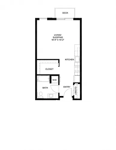 Floor plan Studio A2