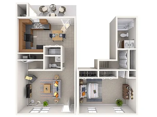 Floor plan The James Renovated