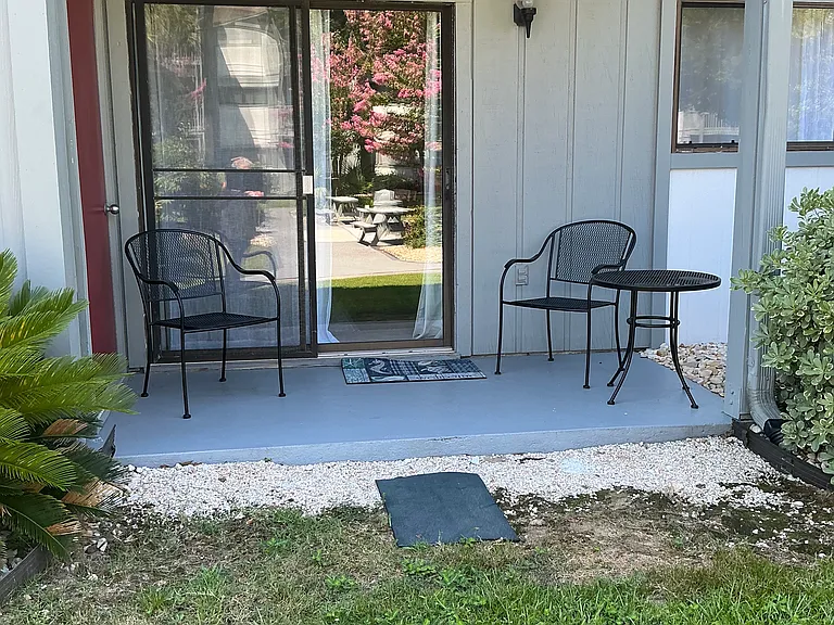 Private patio