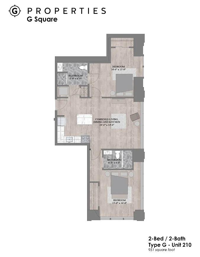 Floor plan The Metcalf
