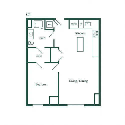 Floor plan C1