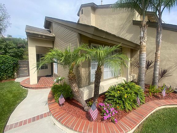 Entrance to house and back yard