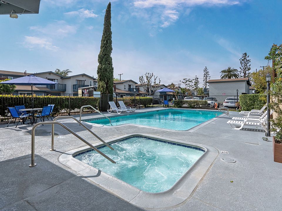 Pool and Spa with Lounge Chairs