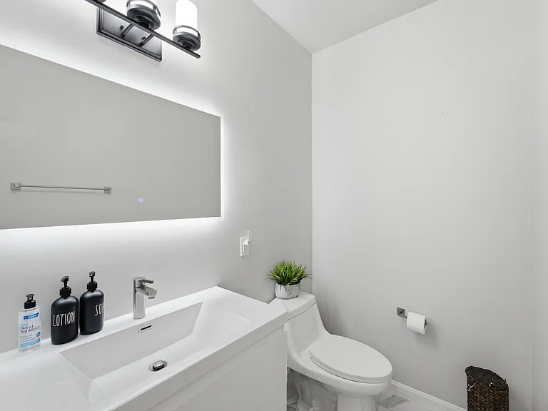 Half bath on main level