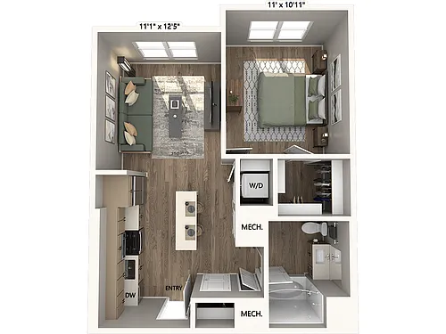 Floor plan AA2a