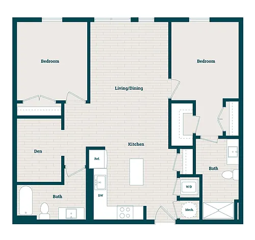 Floor plan B2BD