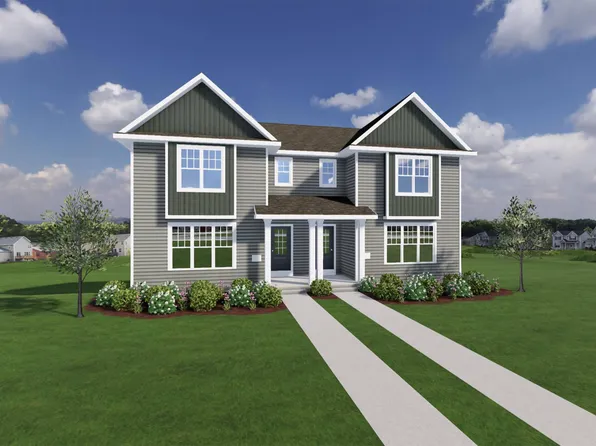 The Aldo Twin Home (Tuck-Under Garage) Plan, Heritage Hills