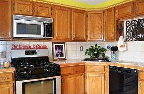 Kitchen with Tile Backsplash