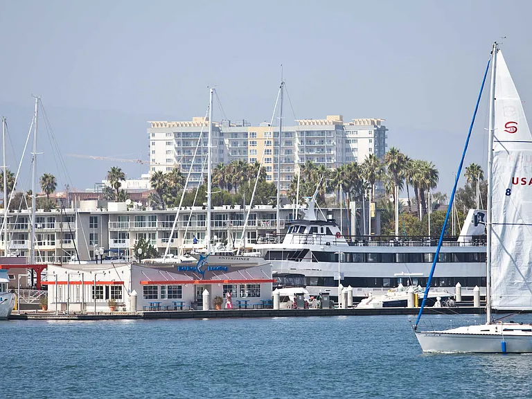 Unobstructed View of Marina and Pacific Ocean
