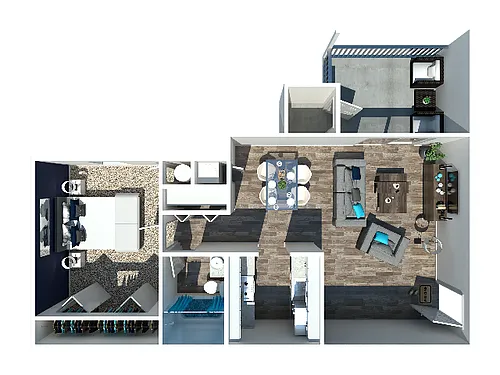 Floor plan One Bedroom