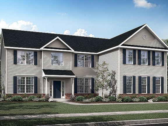 Colonial with 3-car garage