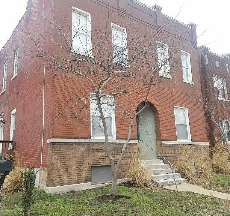 Front entry to second floor unit.