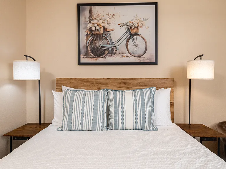 Bedroom #2 with Queen sized bed