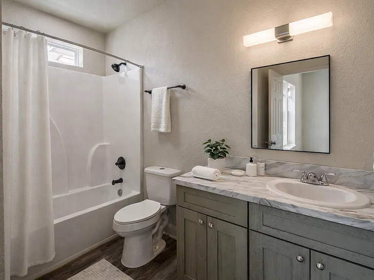 Platform Cairo _ Modern Bathroom in 2 Bedroom Apartment