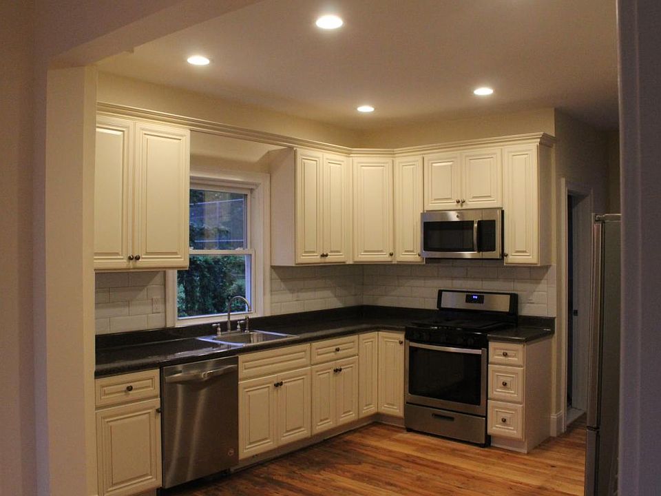 Kitchen lights on