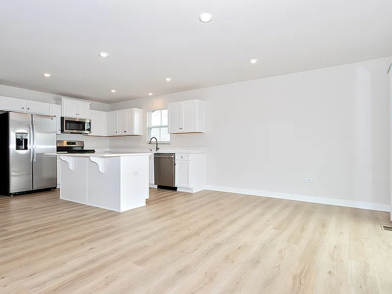Open-Concept Living and Kitchen Space