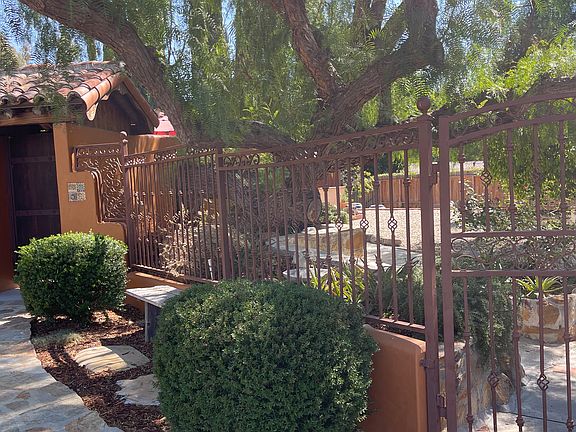 view of backyard with sitting area