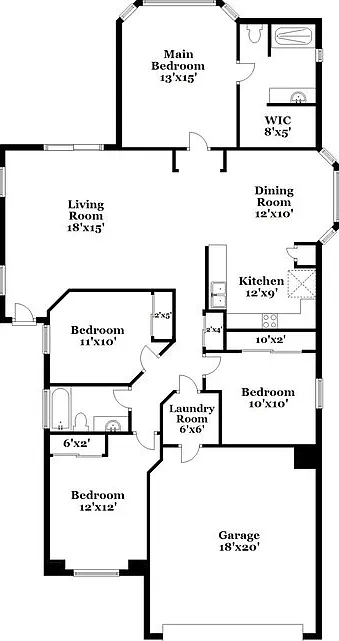 3 bed, 2.0 bath, 1533 sqft, $2,140 — Photo 2
