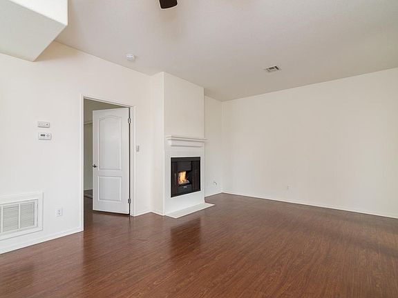 Living and dining room area