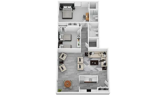 Floor plan 2 Bedroom