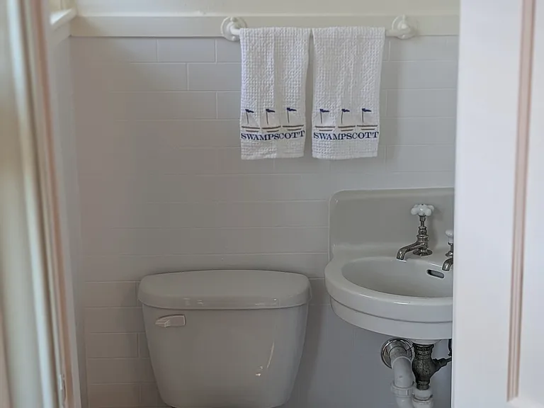 Half bath off family room on 2nd floor