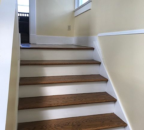 Stairs leading to the guest bedroom!