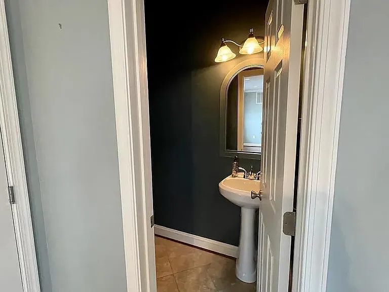 Half Bath off of Main Living Space