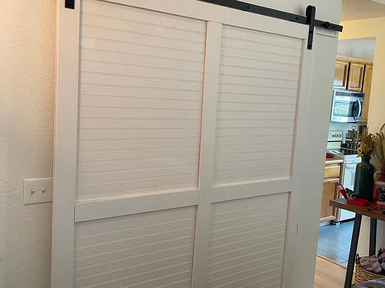 Barn Door to Bedroom