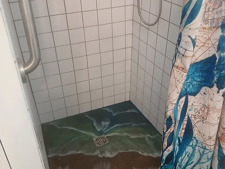 walk in shower