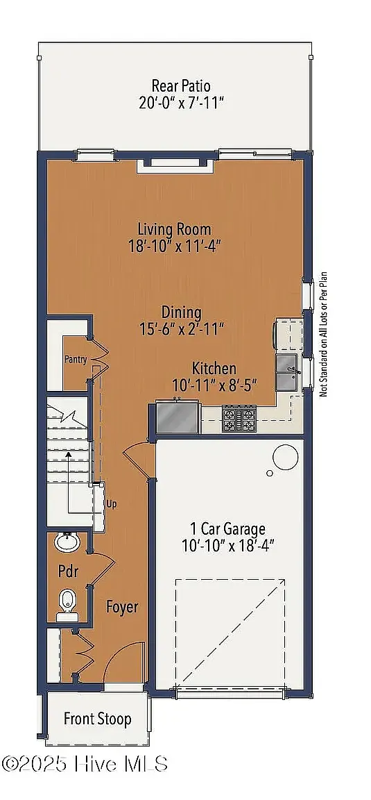 First Floor - 241 Townhome Ln